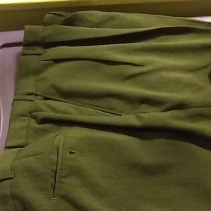 Olive Green Mens J.Ferrar Brand Dress Slacks